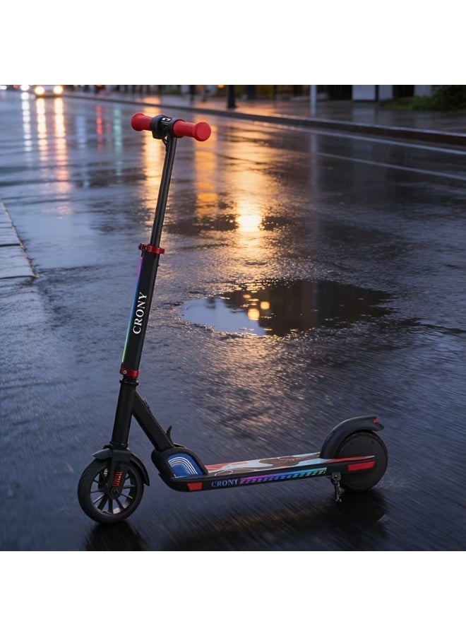 Crony S2 Electric Scooter | Foldable, Aluminum Alloy, Double Brake, Rechargeable Lithium Battery, Essential for Short Trips and Light Travel, Suitable for Adults and Teenagers, Ideal Festival Gift - Image 2