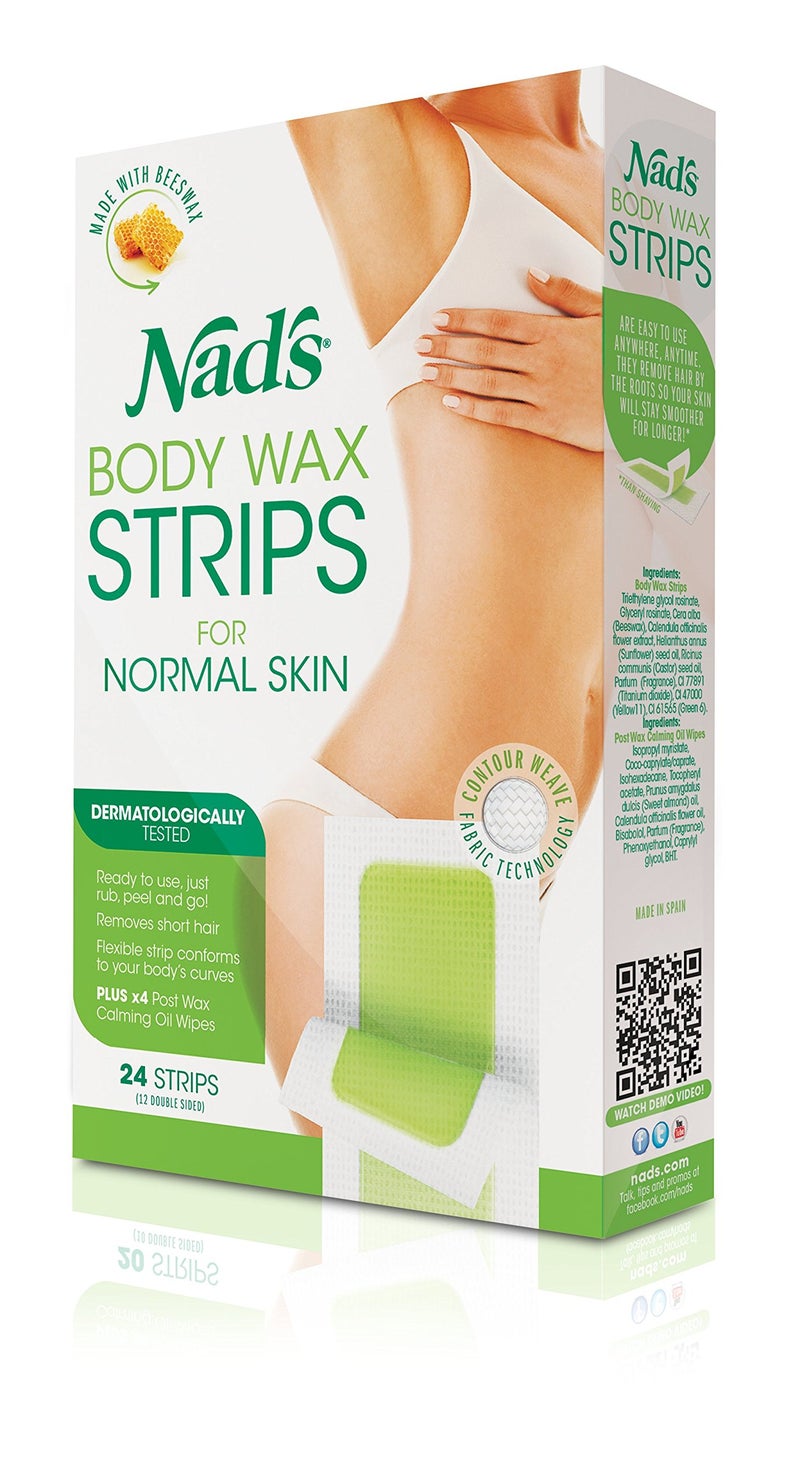 Nad's Hair Removal Strips, 24 Strips (Pack of 2) - Image 1
