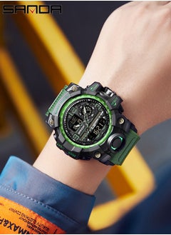 Sanda Sanda Men's Sports Watch, waterproof digital timer with alarm and screen, quartz, analog, electronic, 3133  - Image 4