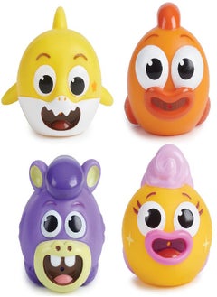 WowWee Baby Shark Bath Squirt Toy 4-Pack Big Show!  - Image 1