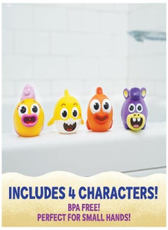 WowWee Baby Shark Bath Squirt Toy 4-Pack Big Show!  - Image 3