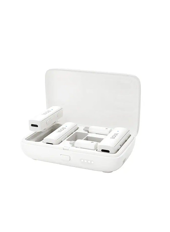 BOYA BOYALINK Wireless Microphone System All-in-one 2.4GHz - White  - Image 4
