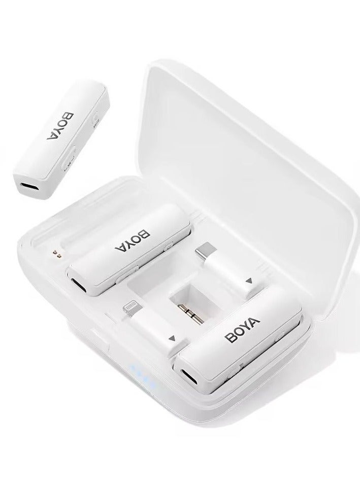 BOYALINK Wireless Microphone System All-in-one 2.4GHz - White - Image 2