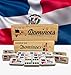 PRK 14 Dominican Republic Dominoes Double Six Novelty Set with Dominican Republic Flag Design Ideal for Parties 1 Set med Size Domino - Image 2