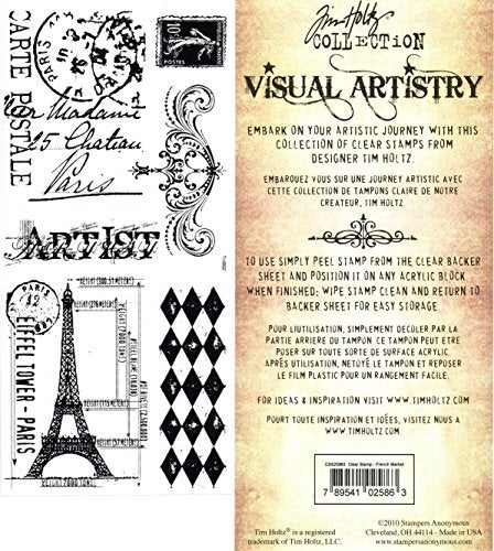TIM HOLTZ - Visual Artistry Collection Stampers Anonymous Clear Stamps - French Market - Image 3