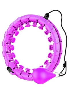Generic 24 Knots Weighted Hula Circle Hoops, Smart Waist Exercise Ring for Adults Weight Loss, Exercise Hoop Suitable for Women and Beginners  - Image 3