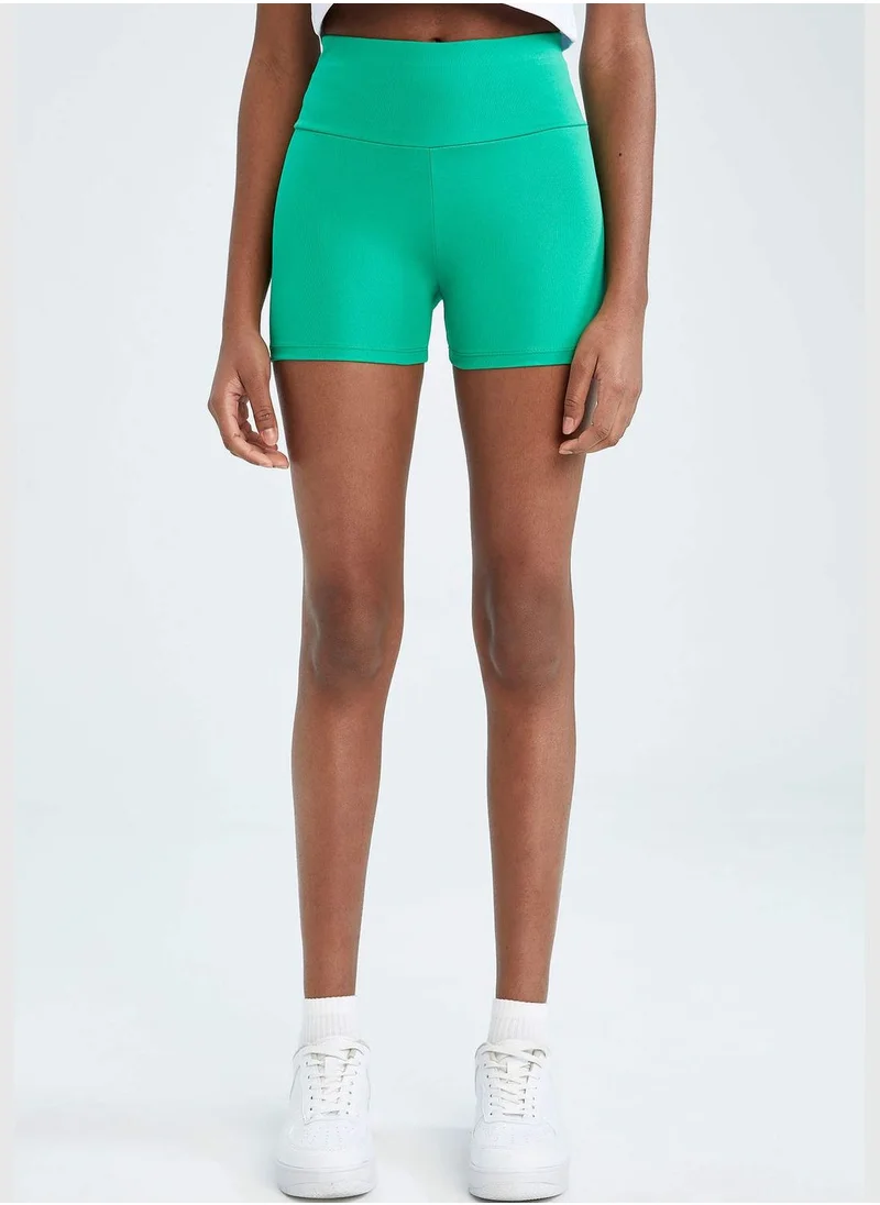 ديفاكتو High Waisted Mini Biker Leggings