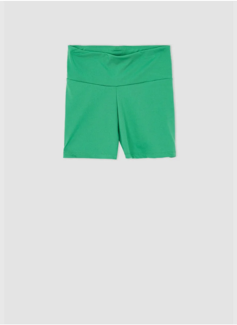 ديفاكتو High Waisted Mini Biker Leggings