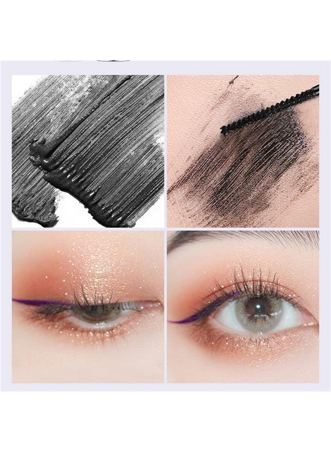 LESITI Black Waterproof Mascara For Fine Short Eyelash, Small Wand Brush Mascara, Long-Lasting, Smudge-Proof, Voluminous Eyelashes, Gift(1 Pcs) - Image 4