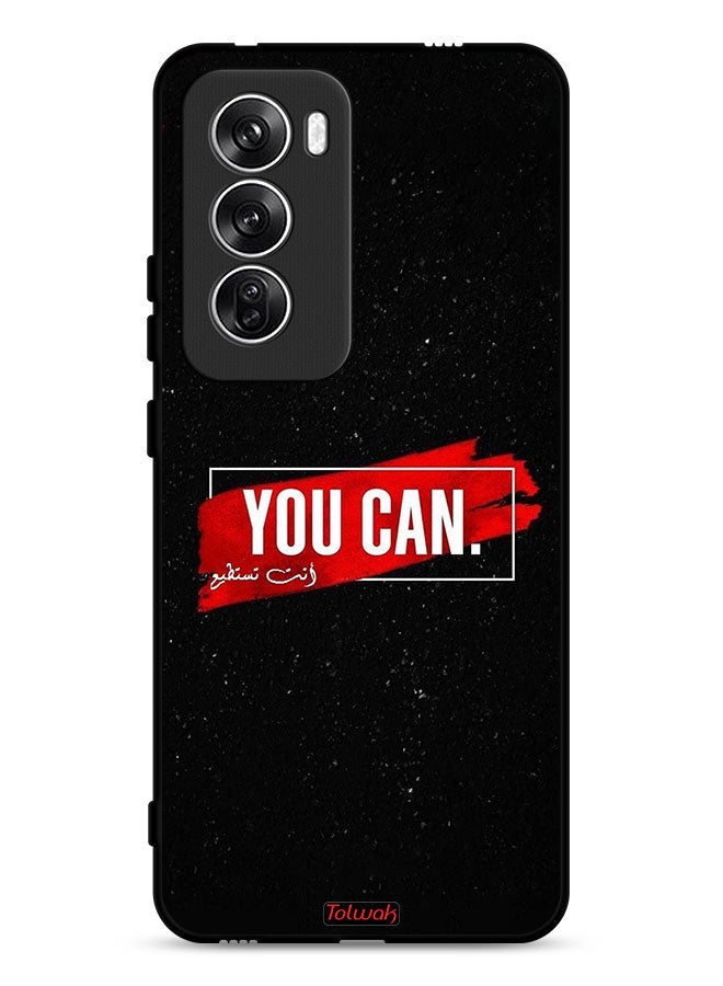 Tolwak Oppo Reno12 5G Protective Case Cover You Can - Image 1