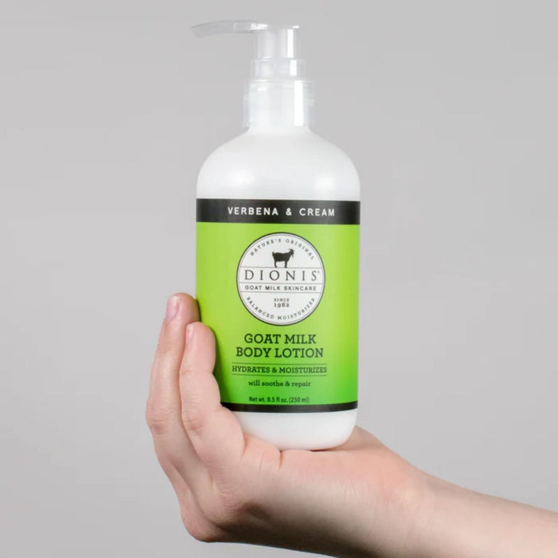 Dionis Goat Milk Hydrating Skincare Scented Cream, Rich & Creamy Daily Moisturizing Verbena & Cream Body Lotion For Dry Skin, Made in the USA, Cruelty-Free & Paraben-Free, 8.5 oz Bottle - Image 4