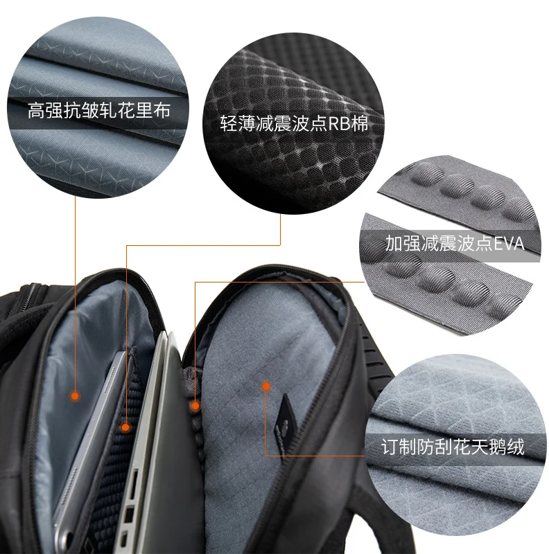Arctic Hunter  Travel Daypack Water Repellant Scratch Resistant 30L Backpack with Built In USB/Headphone Port for Men and Women, B00388, Grey  | Best Price UAE