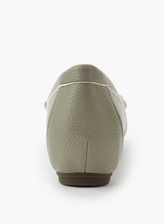 Flora Bella By Shoexpress GREEN Women Wedge Heel Loafers for Women | Best Price UAE