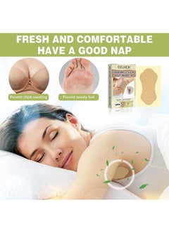 EELHOE 12 Pcs Underarm Sweat Pads, Sweat Pads for Women and Men Armpits, Disposable Invisible Armpit Sweat Pads for Absorbent Deodorant Prevention Sticker  - Image 3