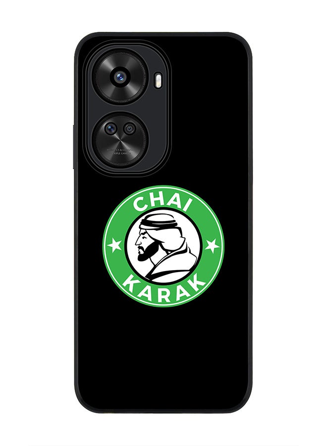 Stylizedd Rugged Black edge case for Huawei nova 12 SE / Huawei nova 11 SE 4G, Slim fit Case Flexible Rubber Edges Anti Drop TPU Gel Thin Cover - Chai Karak - Image 1