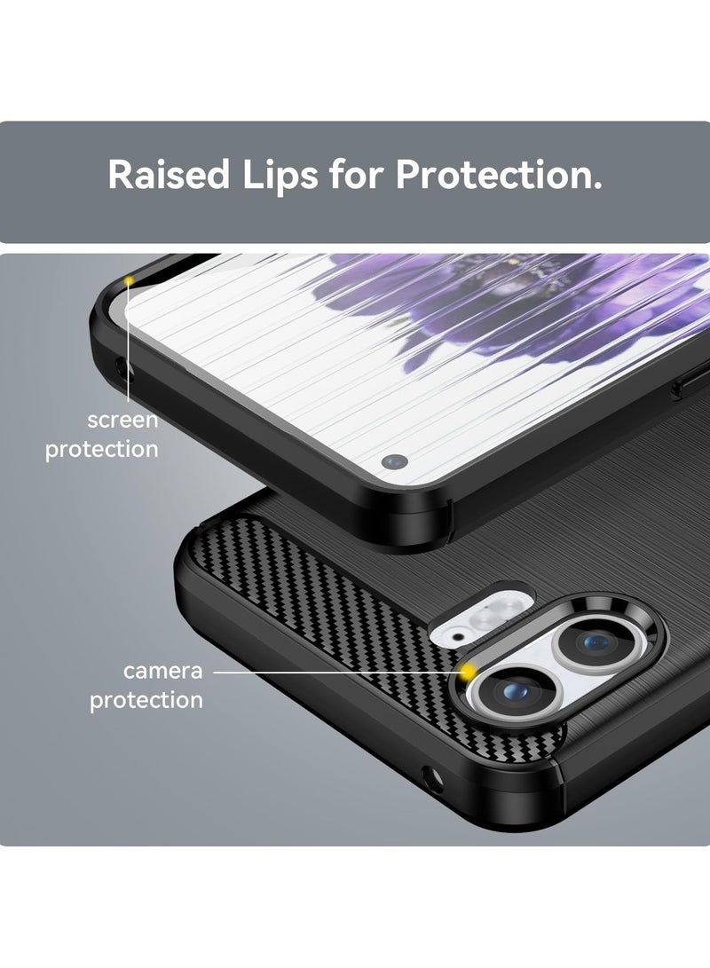 انبلاك متوافق مع هاتف نوثينج فون 2 رفيع من البولي يوريثين الحراري الناعم الممتص للصدمات (اسود) - Image 4