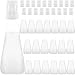 Vabean Kids Apron and Chef Hat Set Child Apron Fabric White Disposable Cooking Set for 712 Years Girl Boy Kitchen Baking Painting 40 Pcs - Image 2