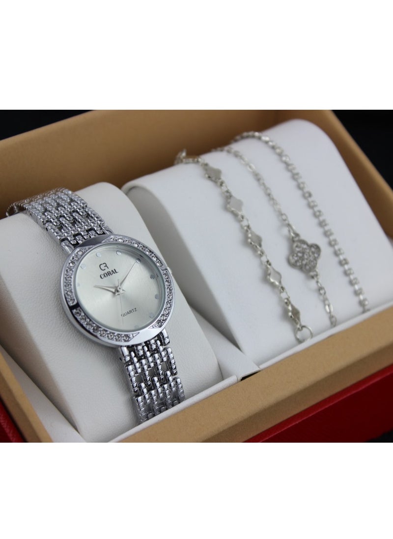 Reclaim with Argireline Women's evening watch set 