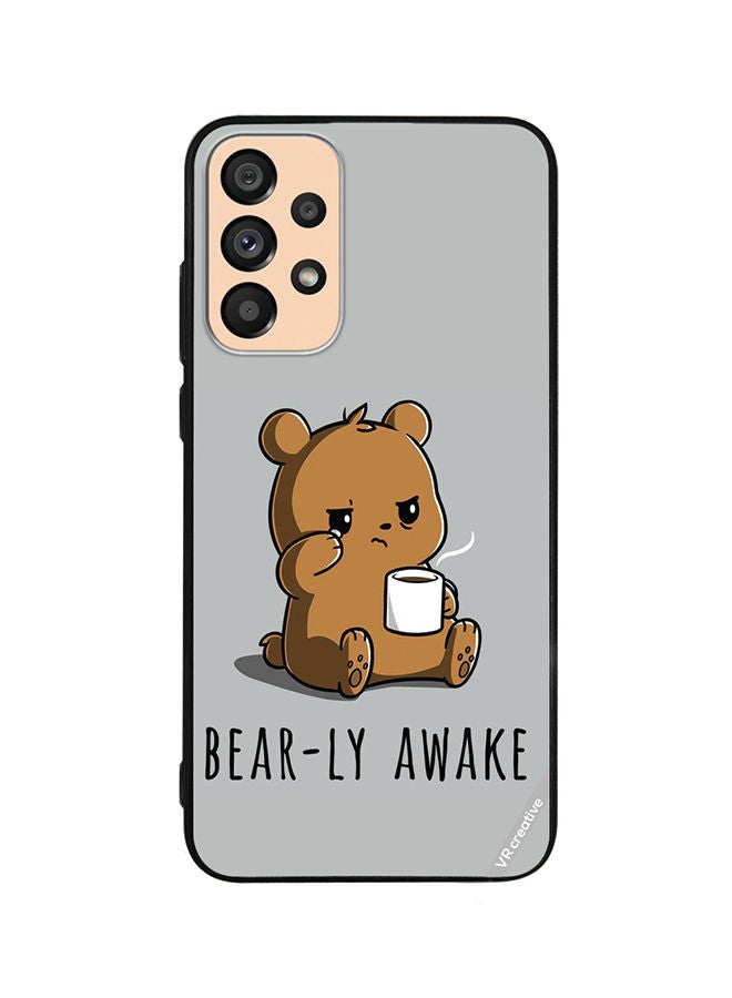 VR CREATIVE Protective Case Cover For Samsung Galaxy A53 5G Bearly Awake Design Multicolour - Image 1