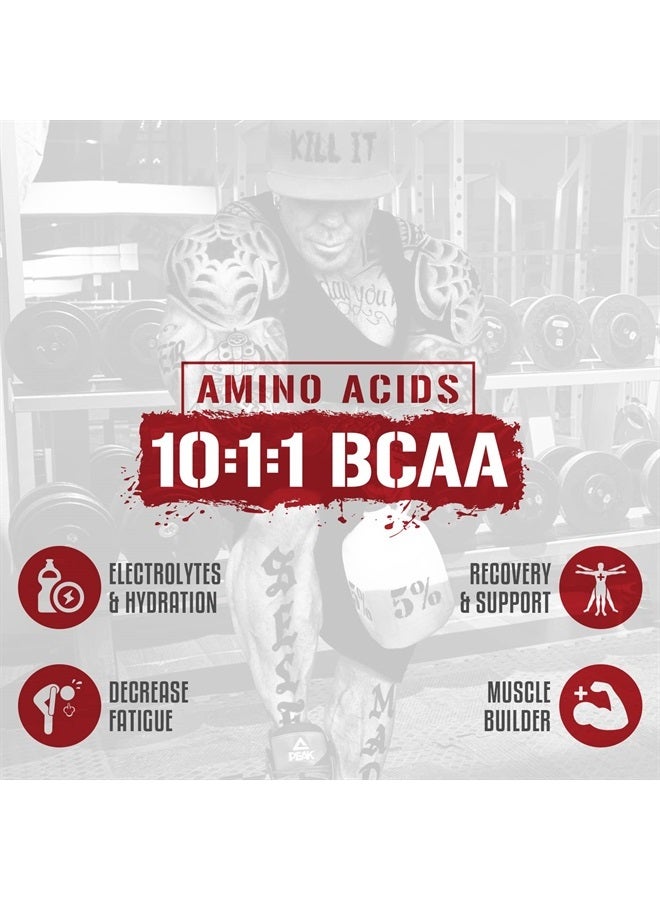 5% Nutrition Rich Piana AllDayYouMay BCAA Powder | Premium Intra & Post Workout Amino Acids, Hydration, Endurance, Muscle Recovery, Joint & Liver Support | 15.3 oz, 30 Servings (Fruit Punch) - Image 4