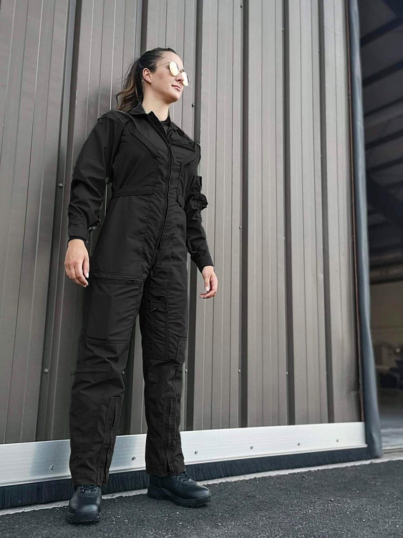Propper® Poly Cotton Twill 27/P Flyers Coverall, Black, Large Long - Image 3