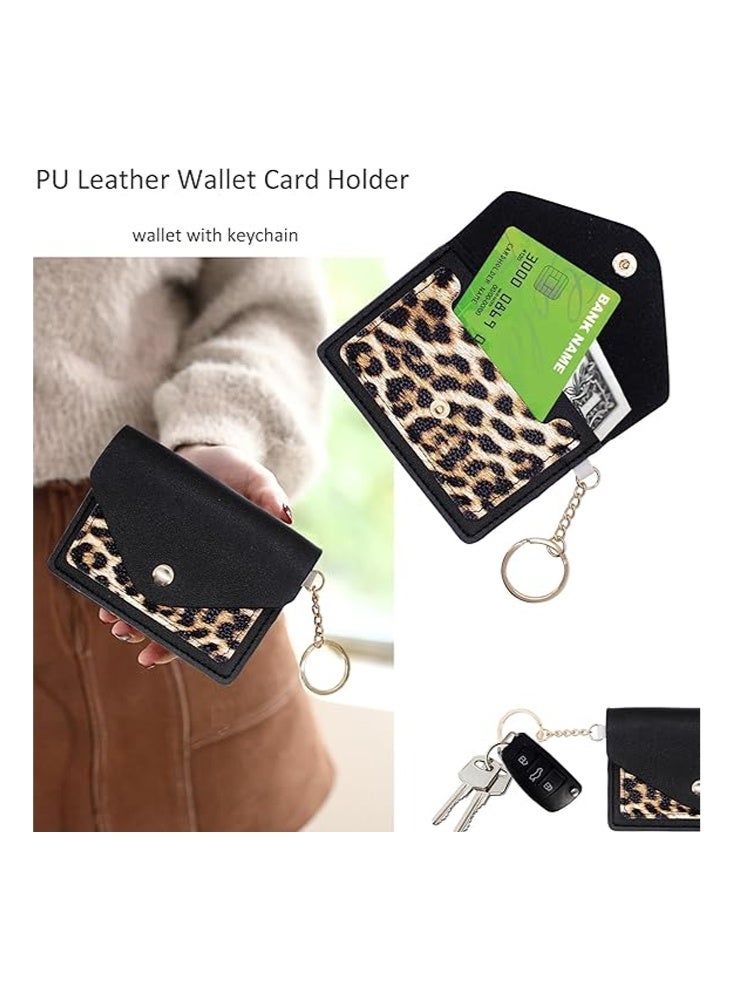 SENDEFN Boho Beaded Wallet Keychain-Wristlet Keychain Bracelet With Wallet Card Holder, Silicone Beaded Key Rings Bangle Wrist Keychain Set for Women - Image 5
