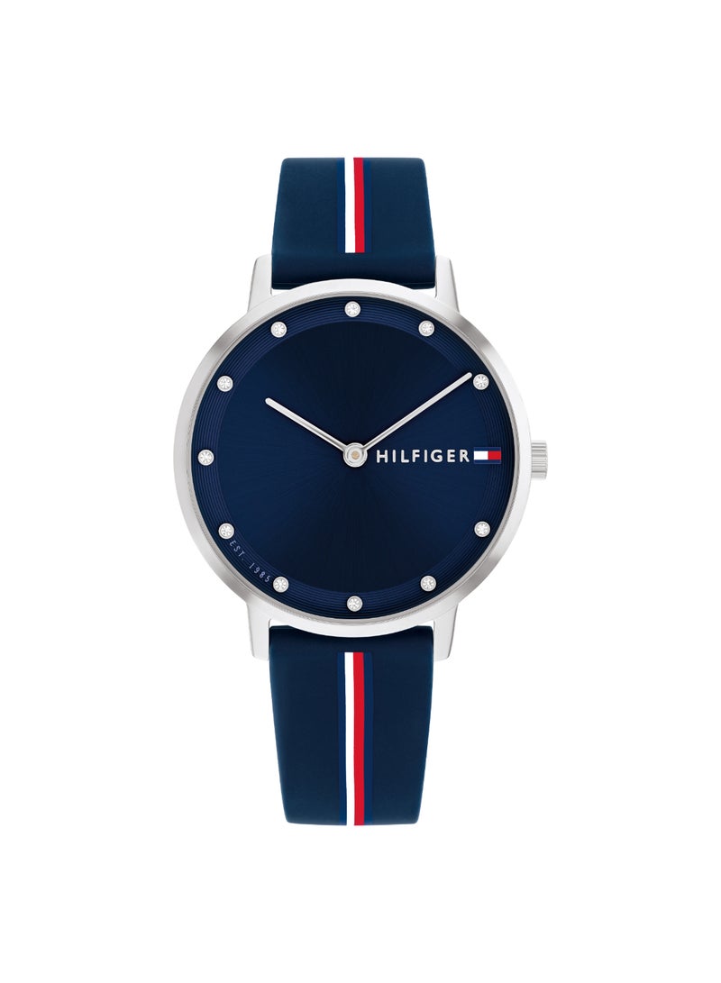 TOMMY HILFIGER Round Analog Women's Navy Case Watch - 1782736 - Image 1