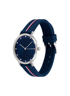 TOMMY HILFIGER ساعة نسائية دائرية أنالوج باللون الأزرق البحري - 1782736  - Image 2