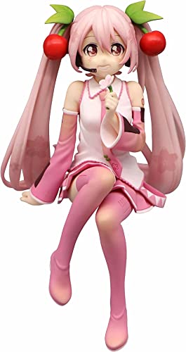 Furyu USA AMUSHP0449 Hatsune Miku Sakura Miku Noodle Stopper Figure - Image 1