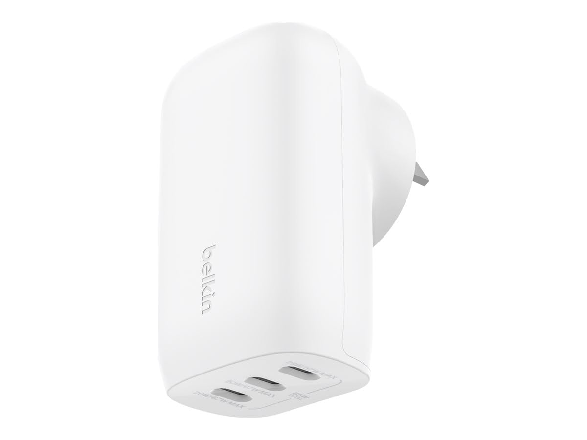 belkin Belkin Boostcharge 3 Port Usb C Pps Wall Charger Pd 3 1 67W ZF9A78FE6AEE975DE95B3Z