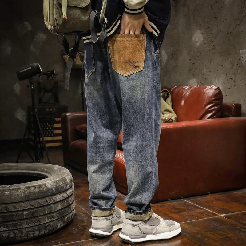 Unisex Casual Daily Denim Jeans - Image 3