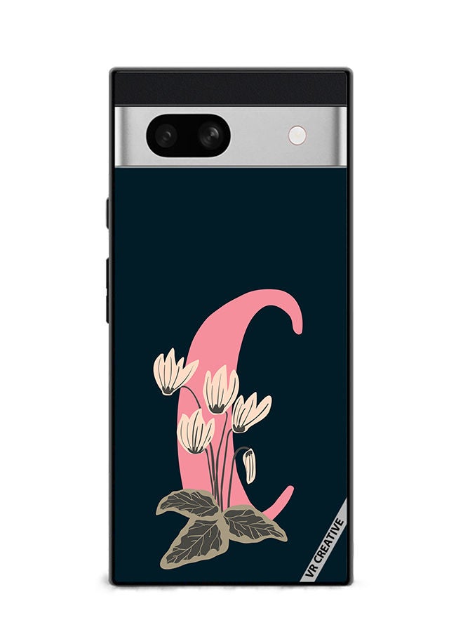 VR CREATIVE Protective Case Cover For Google Pixel 7a Alphabet C Design Multicolour - Image 1