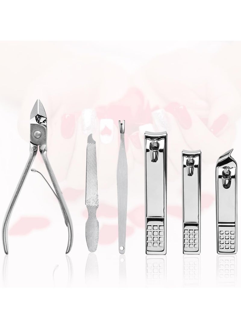 ATRJSZ Yougai Manicure Set 19 in 1 Nail Clippers, Stainless Steel Professional Grooming Kits, Nail Care Tools Pedicure kit with Luxurious Travel Case  - Image 2