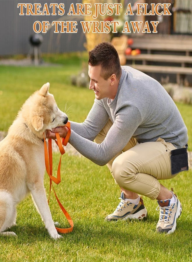 YUXIANLB Dog Training Pouch with Belt Clip, Adjustable Waist Treat Bag for Dog Walking, Obedience Classes Hiking, Portable Pet Snack Dispenser for Puppy Rewards, Park Visits and Training Accessories - Image 2