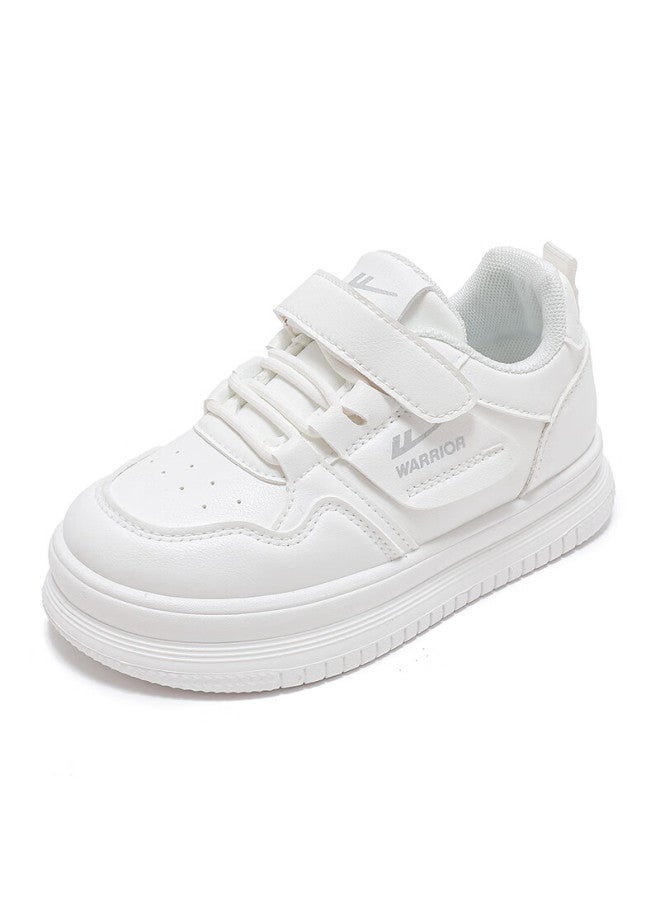 Children's Shoes, Spring Boys' Sneakers, Casual Soft-soled Shoes, Girls' White Shoes, Wz(cl)-1010, White, Size 33 - Image 3