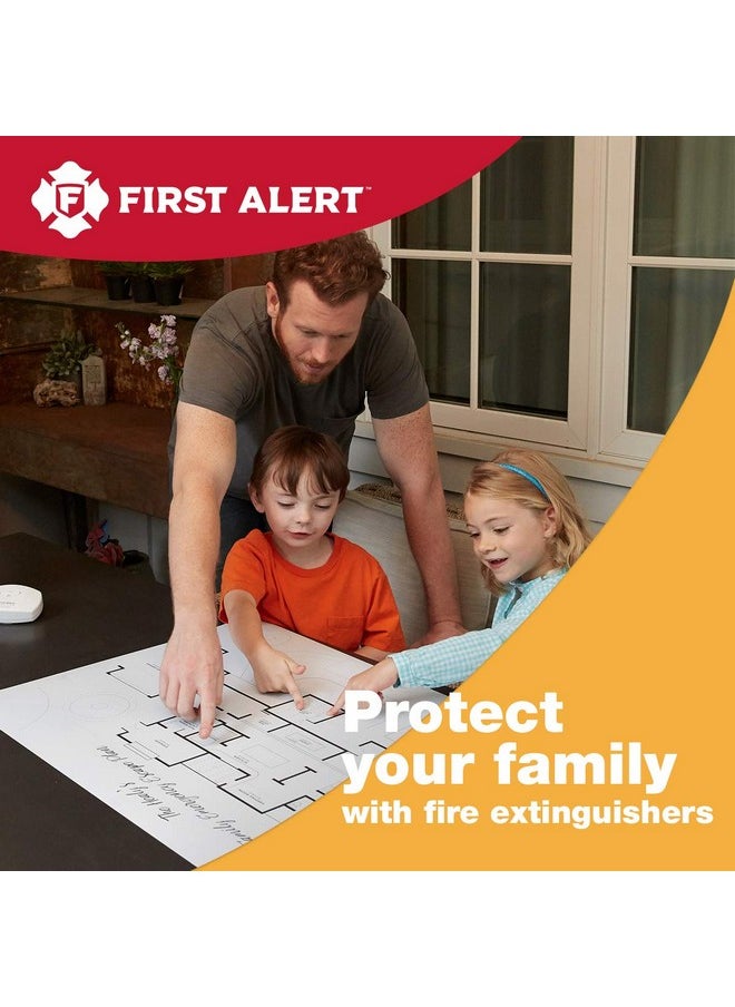 FIRST ALERT FIRST ALERT Fire Extinguisher, Garage Fire Extinguisher, Red, Garage10 FE10GR  - Image 2