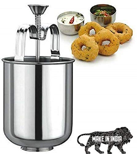 SEASPIRIT Stainless Steel MEDUVADA Maker for Perfectly Shaped Crispy Medu Vada Hygienic Without Any Hassle - Image 1