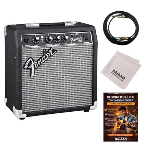 Fender Frontman 10G Guitar Amplifier with Cable & Polishing Cloth - Black - Image 1