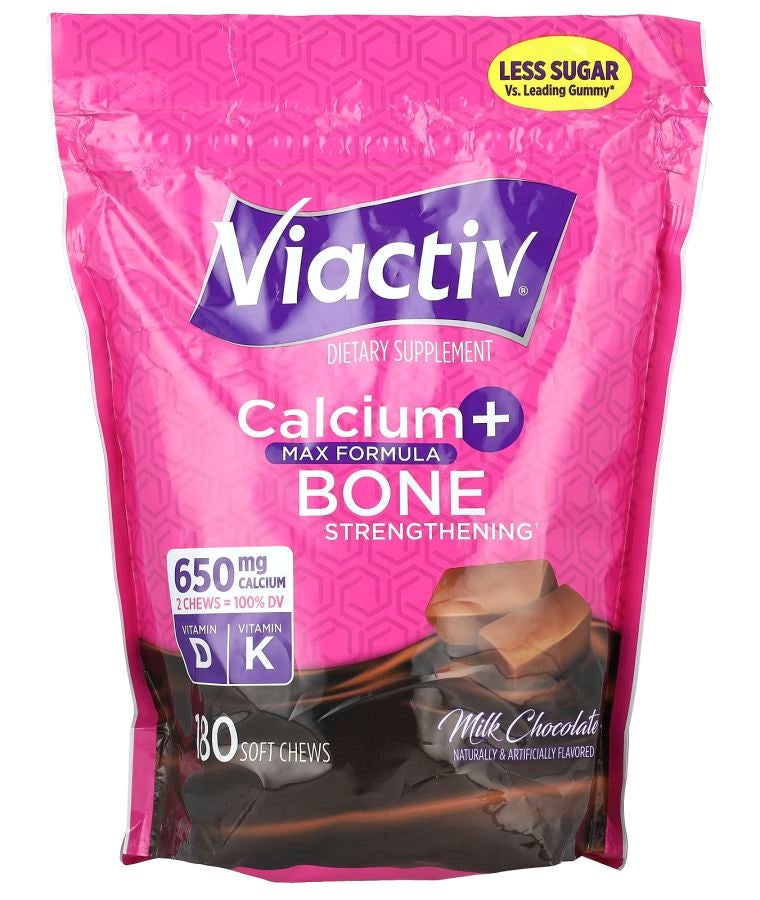 Calcium + Bone Strengthening Milk Chocolate 180 Soft Chews