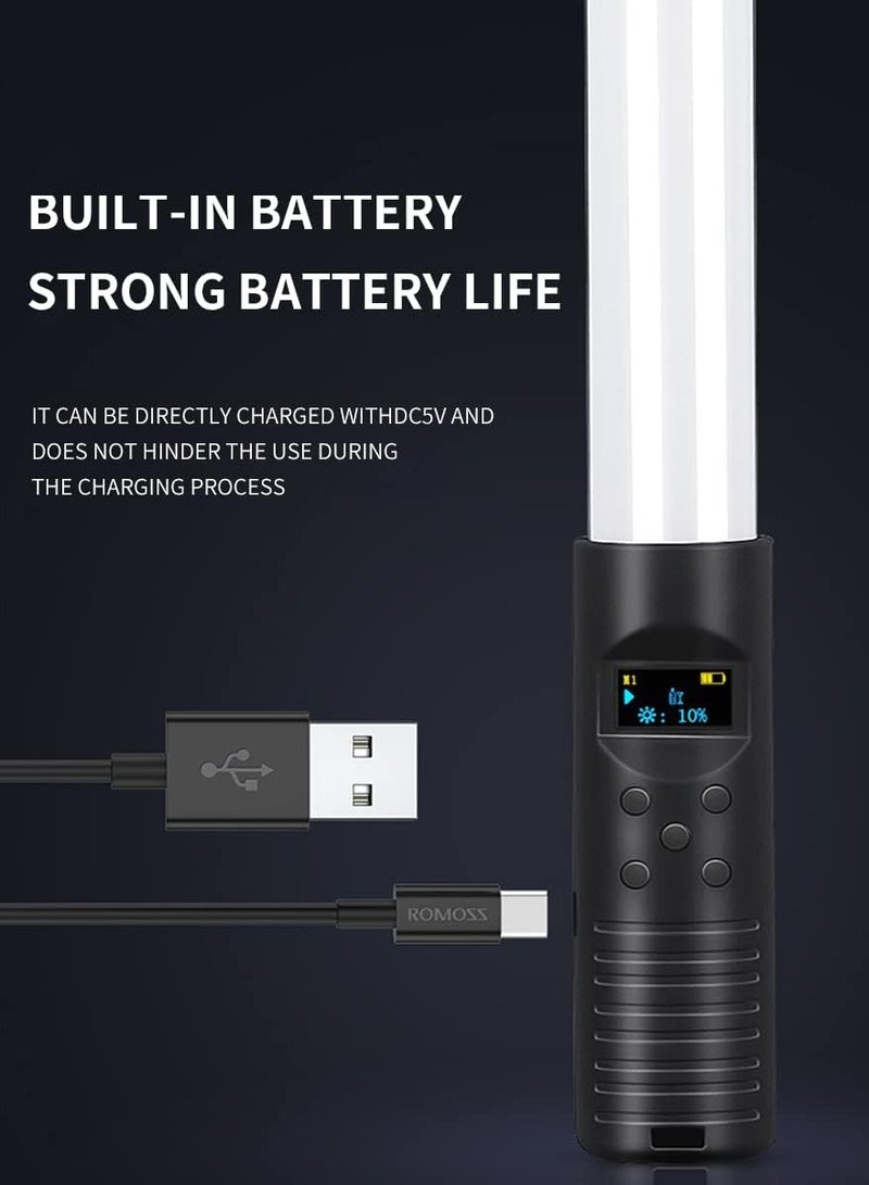 MIGOFAST Handheld LED Light Stick, 7 Colors & 10 Modes Portable Photography Video Light Wand for Filming, Parties, Battery Powered Lighting Tube with Wireless Remote Control - Image 3