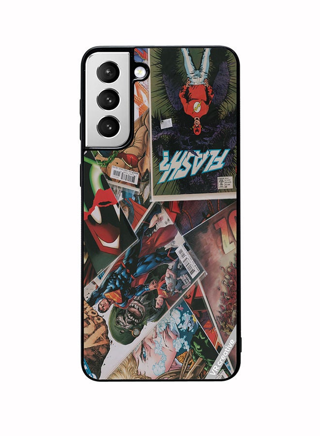 VR CREATIVE Protective Case Cover For Samsung Galaxy S22 5G Marvel Comic Design Multicolour - Image 1