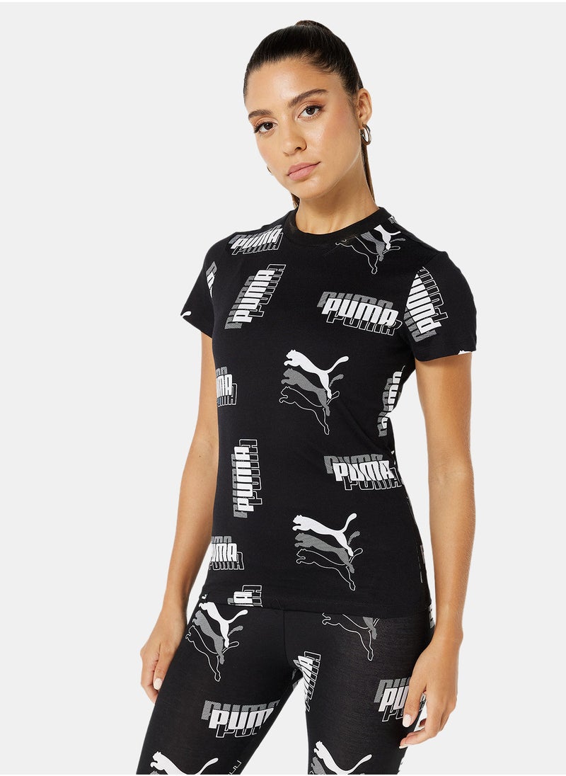 PUMA - Power All Over Print T-Shirt - Image 1