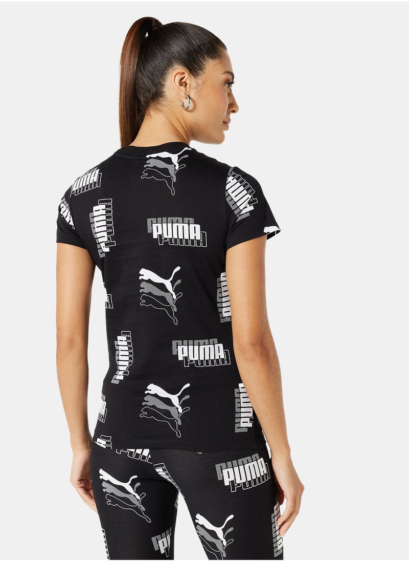 PUMA - Power All Over Print T-Shirt - Image 1