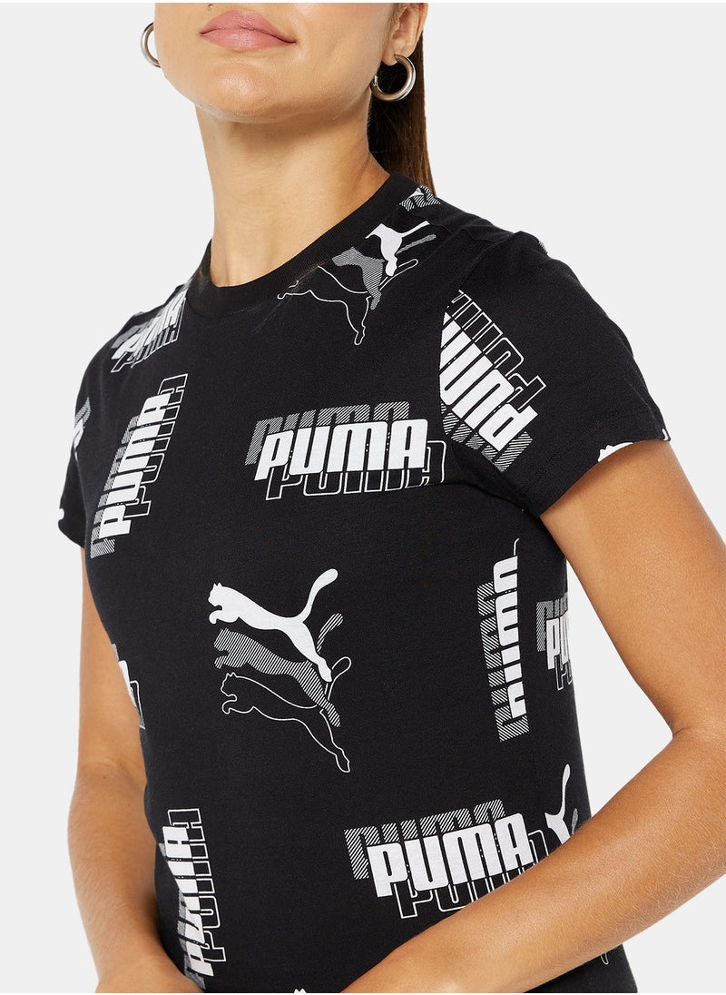 PUMA - Power All Over Print T-Shirt - Image 1