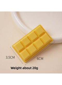 Generic Simulation Chocolate Fake Food Toy PVC Simulation Snacks Key Chain Valentine's Day Small Gift Bag Pendant-Color:Yellow Chocolate-no Deduction-Size:If You Need To Add A Keychain, Click On The Bottom Button Changing Option  - Image 1