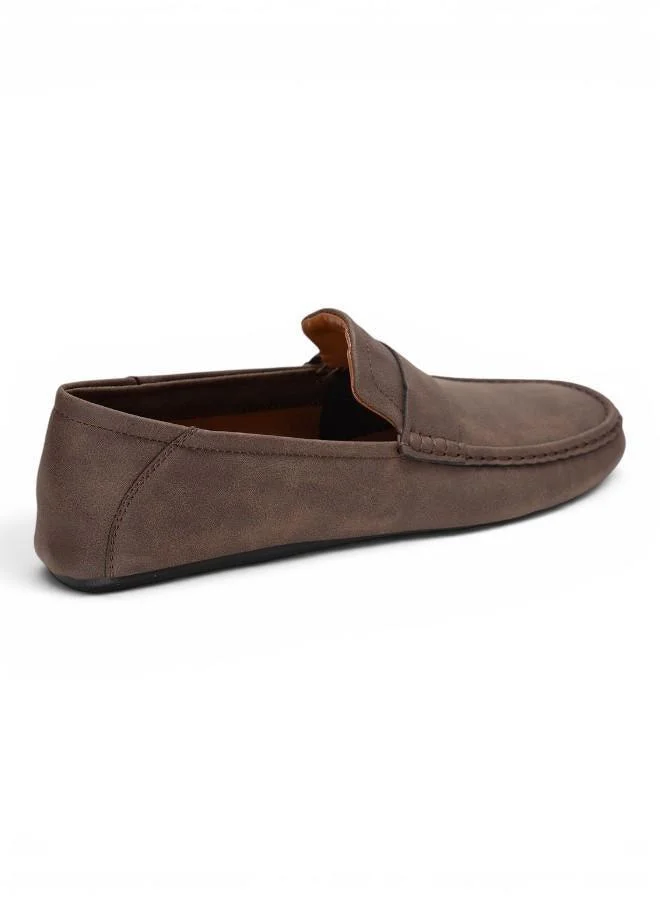 Bata Brown Classic Slip-On Formal Shoes for Men | Best Price UAE