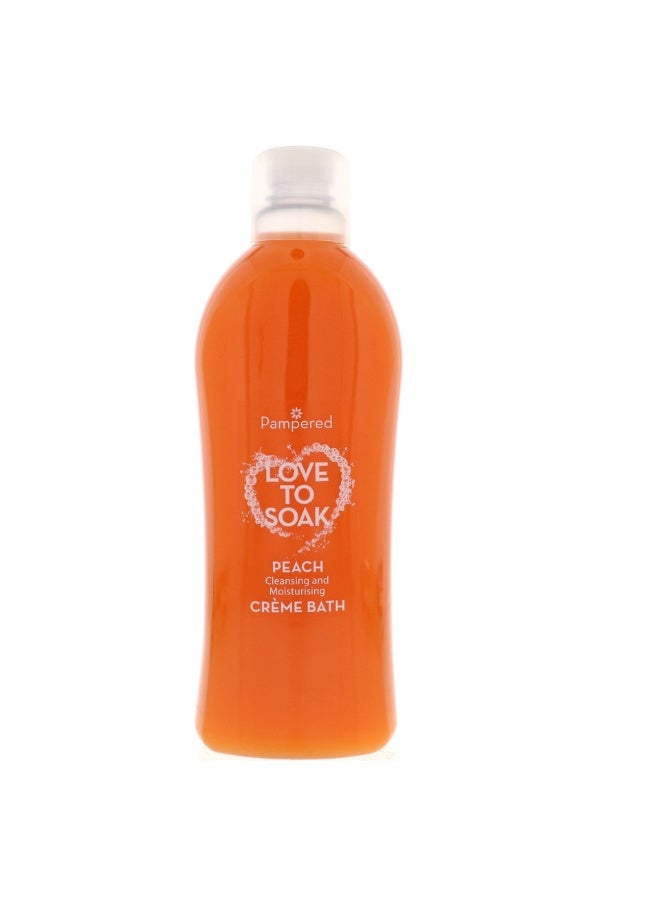 Love To Soak Peach Creme Bath 1 Litre