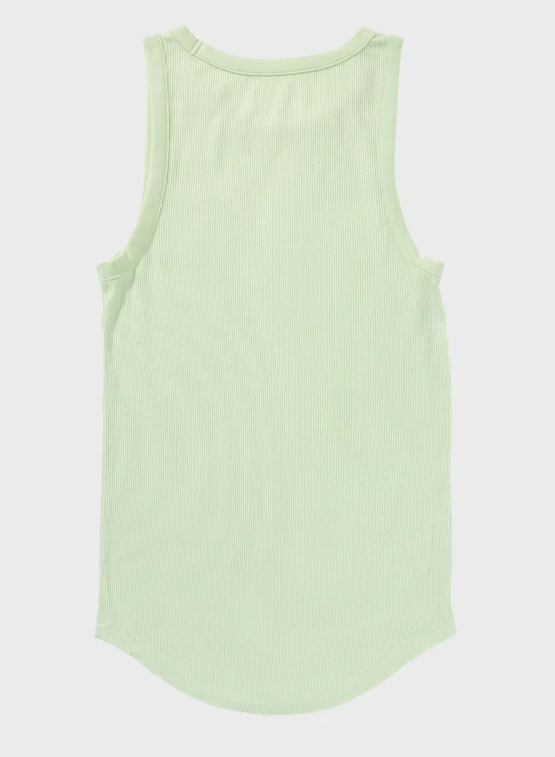 امريكان ايجل Crew Neck Knitted Tank Top