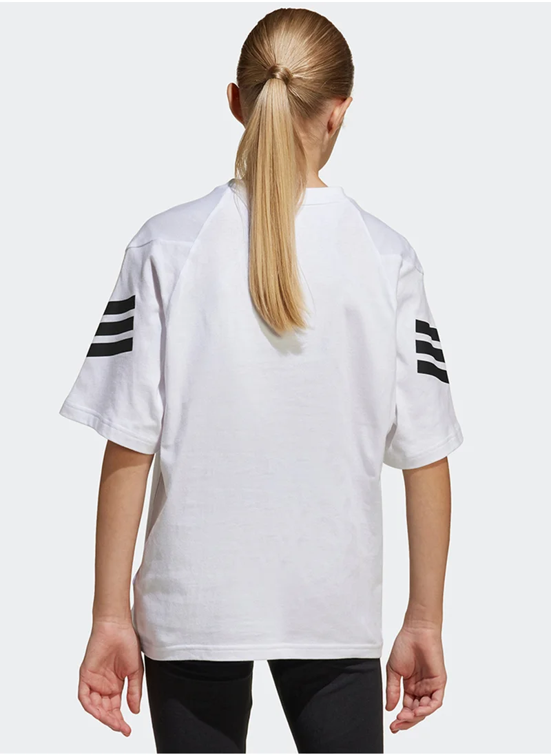 Adidas Youth Future Icons 3 Stripes T-Shirt