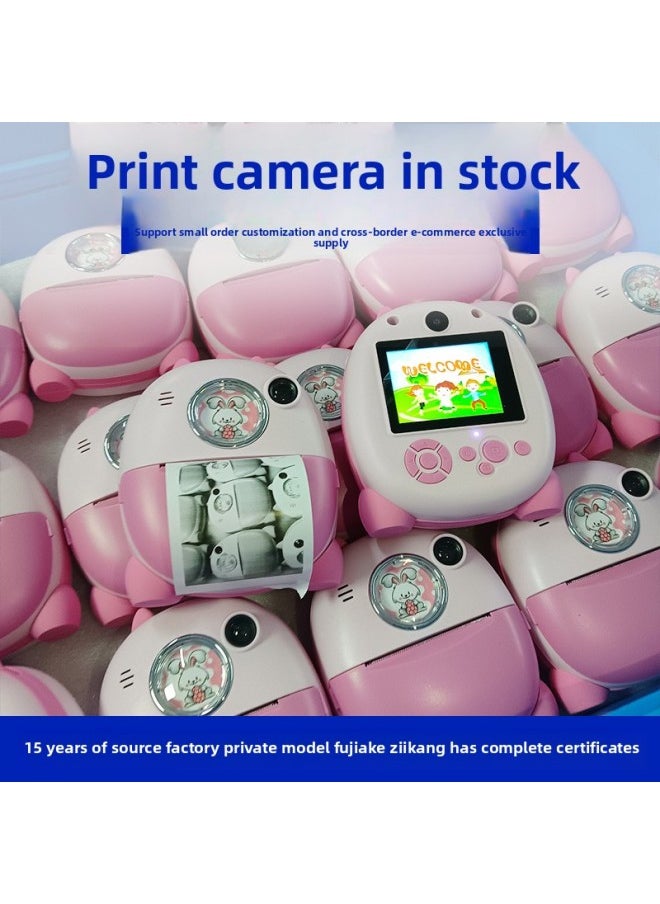Generic Explosions Of The Clapper Print Camera Private Model HD Camera Video Before And After Double Camera Instant Print Children's Camera-Color:Children's Camera 16g Card  - Image 2